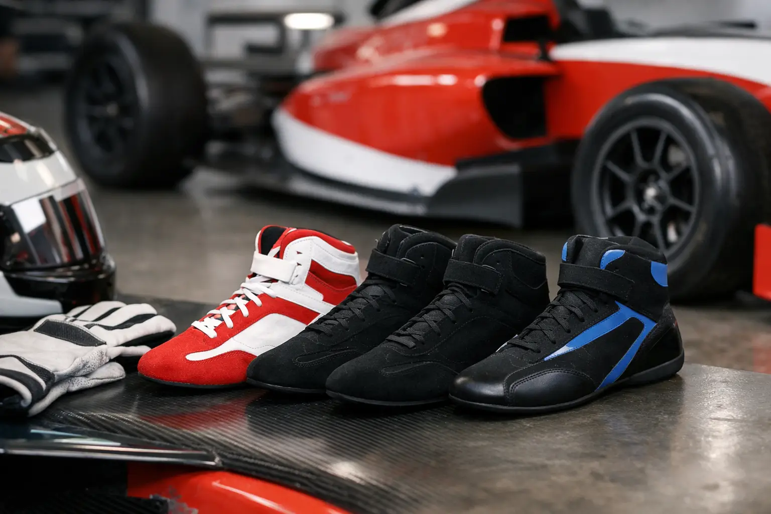 Bien choisir ses chaussures pilote automobile