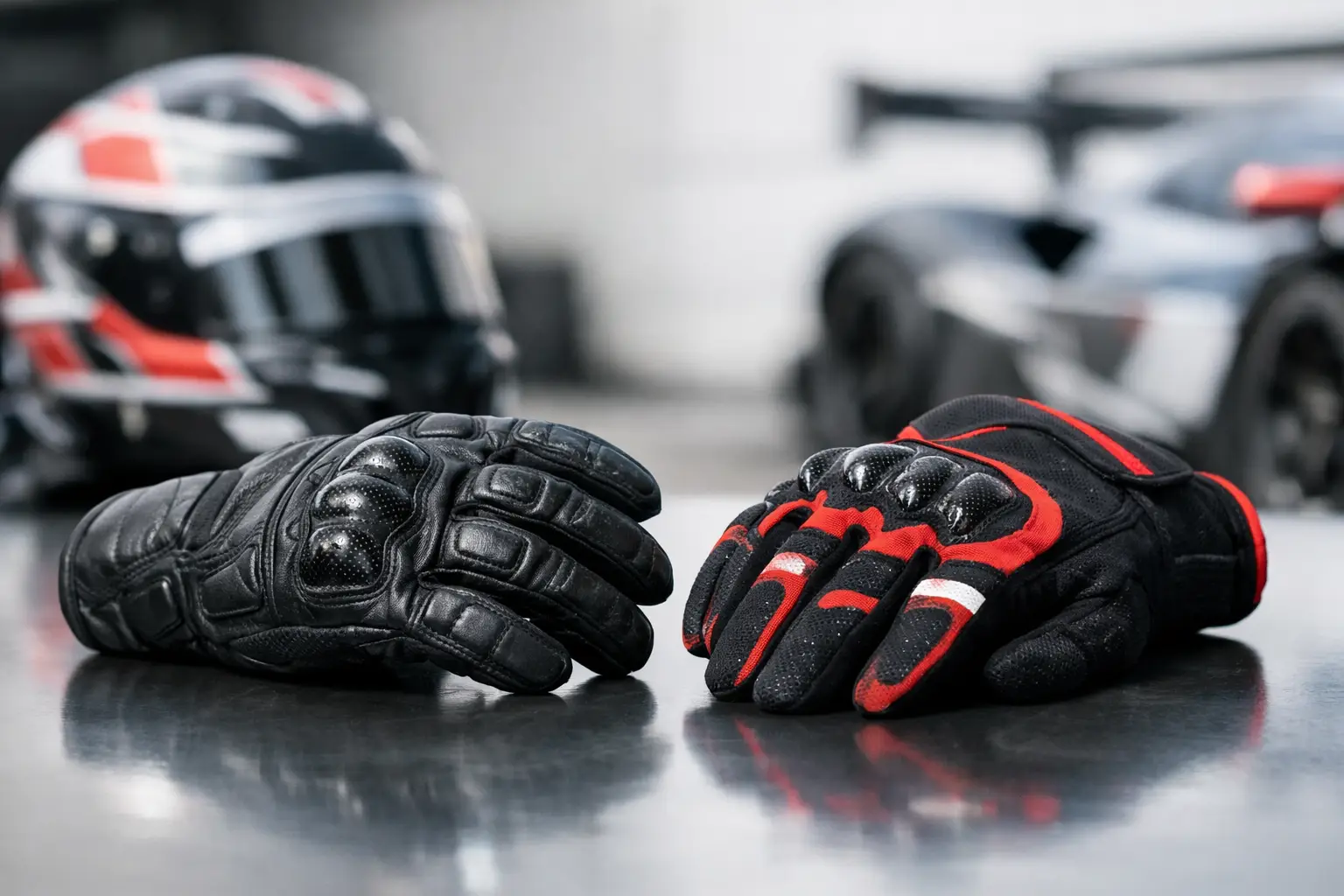 Gants cuir versus textile course : quel choix ?