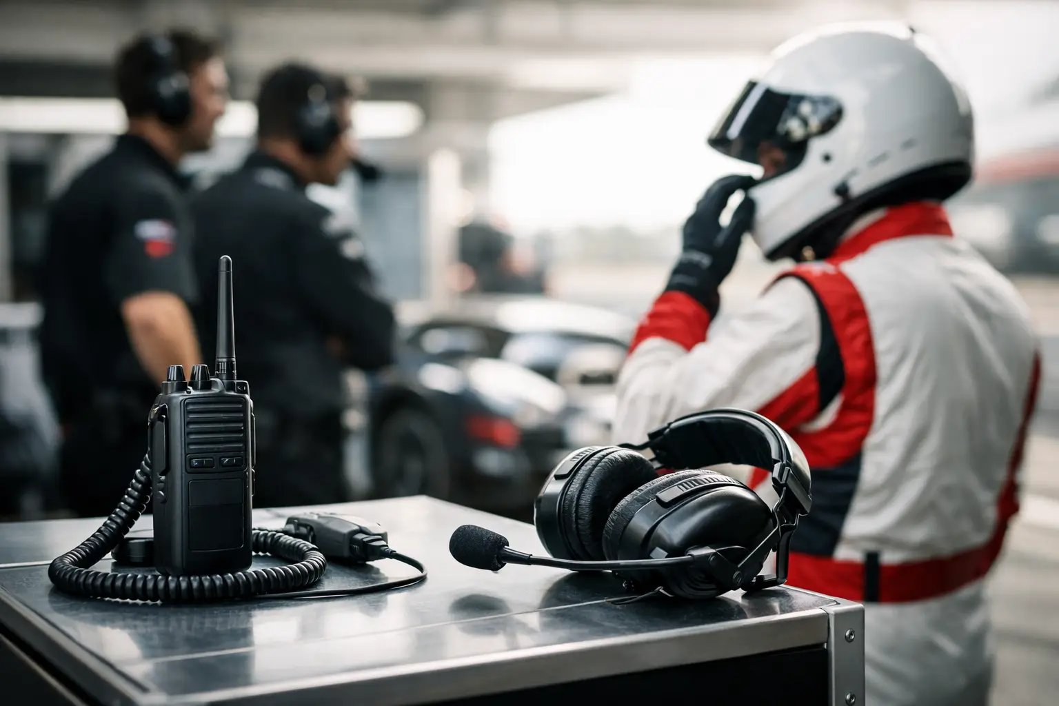 Communication paddock et système radio de course