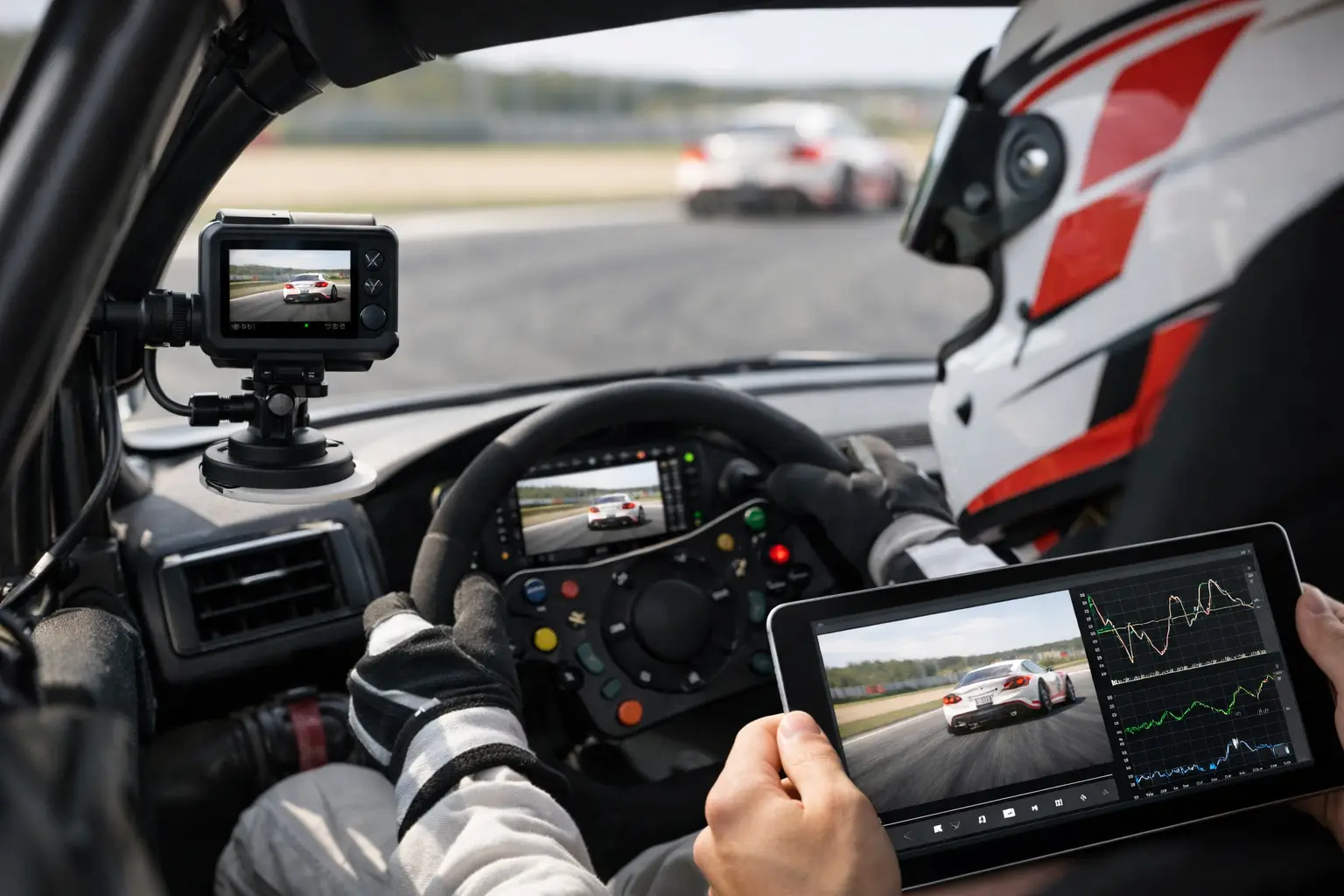 Synchroniser vidéo et données embarquées en piste