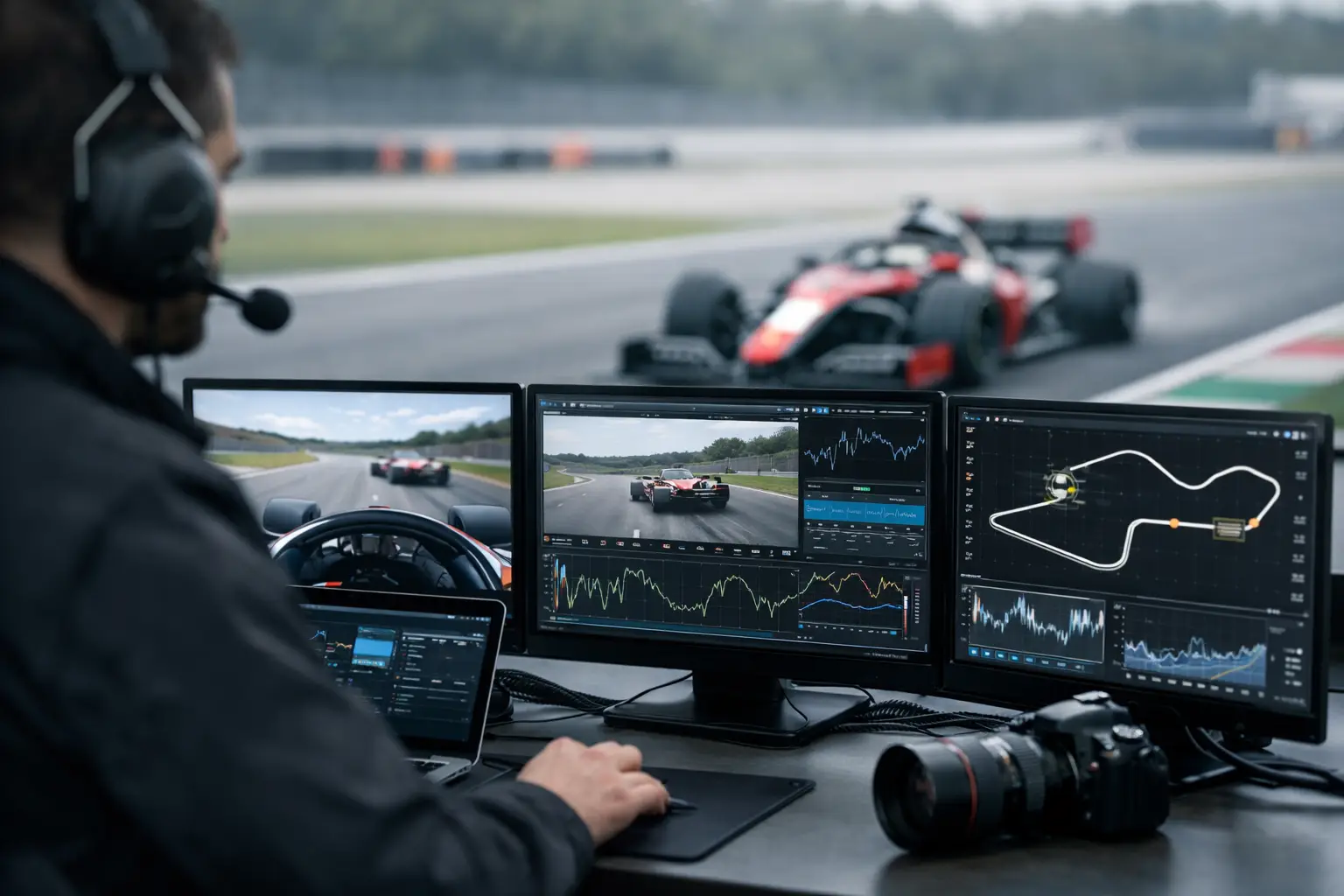 Télémétrie vidéo pour gagner du temps au tour